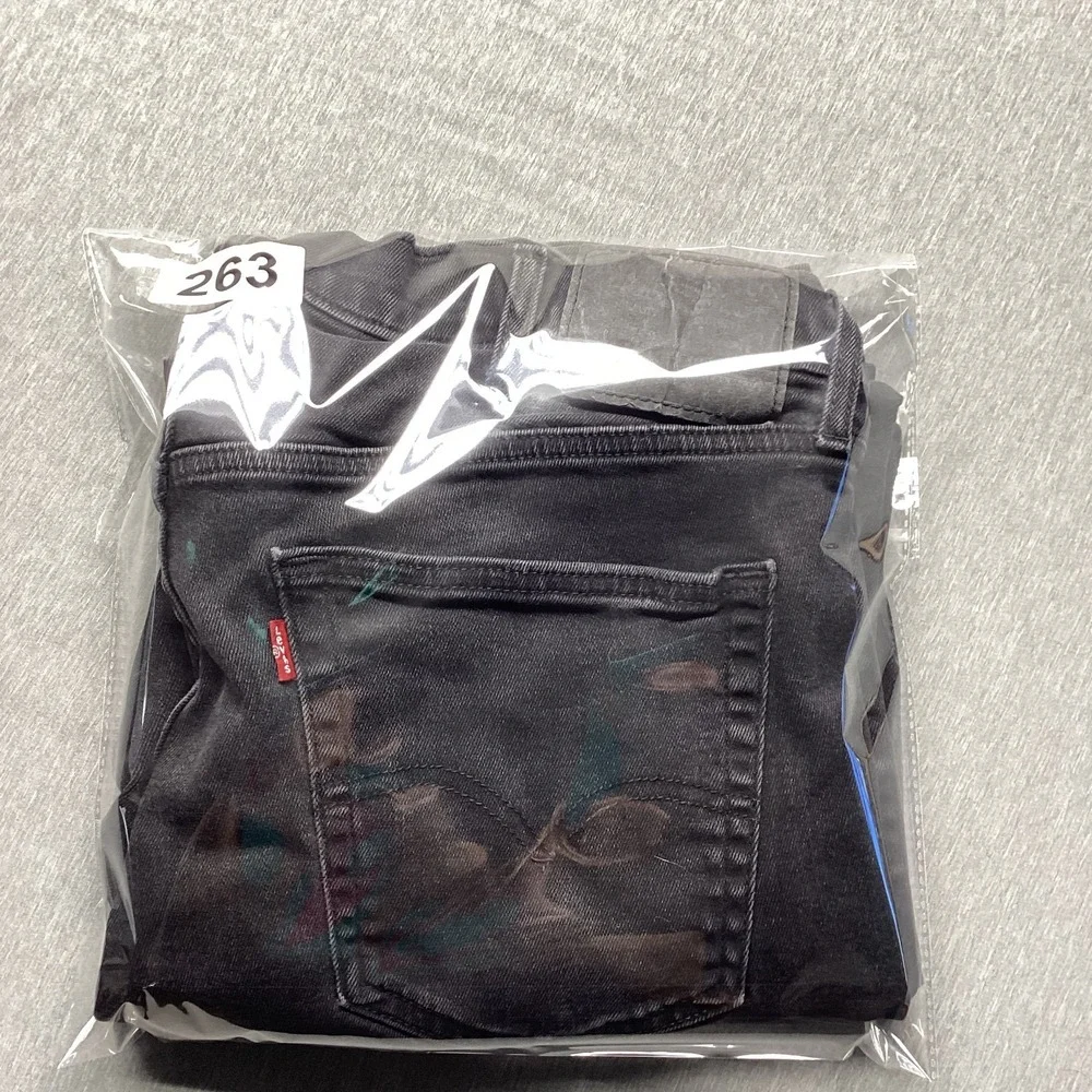 Levis 559 Relaxed Straight Fit Jeans Mens W38 L30 Black Charcoal Denim